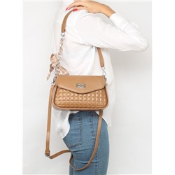 Сумка женская искусственная кожа Ch&K-8826,  1отд,  плечевой ремень,  бежевый 257628