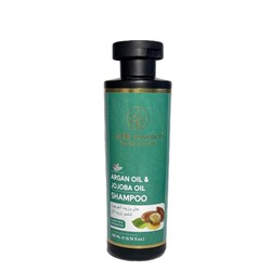 ARGAN OIL & JOJOBA OIL Shampoo, Vedik Essence (Шампунь АРГАНОВОЕ МАСЛО И ЖОЖОБА МАСЛО для омоложения и успокоения волос, Ведик Эссенс), 200 мл.