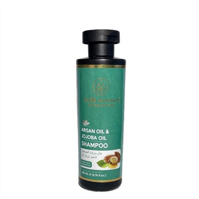 ARGAN OIL & JOJOBA OIL Shampoo, Vedik Essence (Шампунь АРГАНОВОЕ МАСЛО И ЖОЖОБА МАСЛО для омоложения и успокоения волос, Ведик Эссенс), 200 мл.
