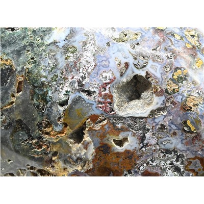 Натуральный камень агат моховой свободной формы  110*70*158мм, 1686г