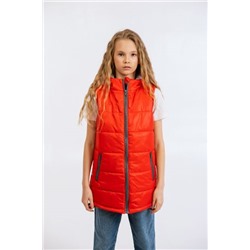 Жилет для девочки "Хэппи" красный