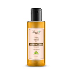 CITRUS ORANGE Face Wash, Luster (ЦИТРУС АПЕЛЬСИН травяной гель для умывания без сульфатов и парабенов С ЭФИРНЫМ МАСЛОМ ЛАЙМА, Ластер), 110 мл.