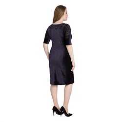 Платье, трикотаж, фиолетовый