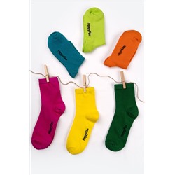 Набор носков для девочки 6 пар в подарочной коробке Happyfox