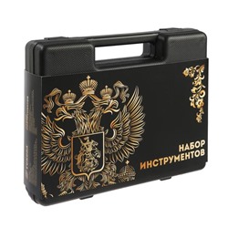Набор инструментов в кейсе TUNDRA "23 Февраля", подарочная упаковка, 31 предмет