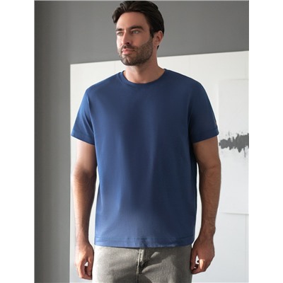 Футболка из фактурного полотна из 100% хлопка