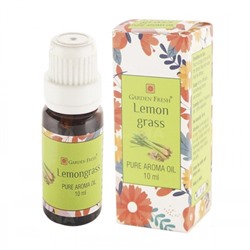 LEMONGRASS Pure Aroma Oil, Garden Fresh (ЛЕМОНГРАСС (Сорго Лимонное), чистое ароматическое масло, Гарден Фреш), 10 мл.