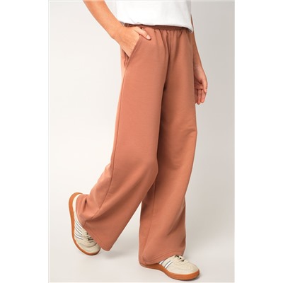 Брюки палаццо из футера для девочки Happyfox