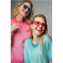 Женская футболка оверсайз с эффектом градиент Happyfox