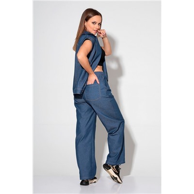 Liona Style 868 синий, Брюки,  Жилет