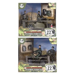 World Peacekeepers. Игровой набор "Патруль" 1:18, 2 фигурки, 2 вида СА 0197