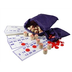 Настольная игра русское лото в жестяной коробке «Узоры» с деревянными бочонками