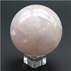 Шар из розового кварца, диаметр 72мм