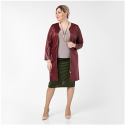 Платье, на молнии, текстиль, бордовый