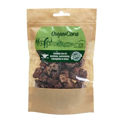Лакомство ORGANIC CHEW : ЛЕГКОЕ (субпродукт из яка 50гх 30 шт.) АГ