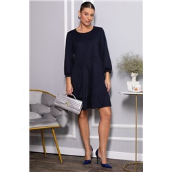 Платье бохо трикотажное Млада (темно-синее) П14411-8М