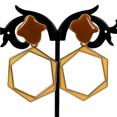 Серьги «Favorite» эмаль