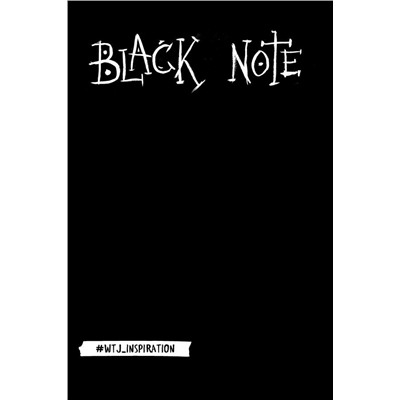 Black Note. Креативный блокнот с черными страницами (мягкая обложка)