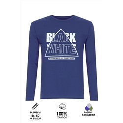 Футболка с длинным рукавом Black White ФН170