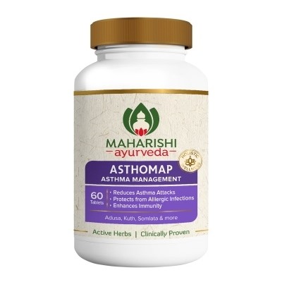 ASTHOMAP, Maharishi Ayurveda (АСТОМАП, от респираторных заболеваний, Махариши Аюрведа), 60 таб.