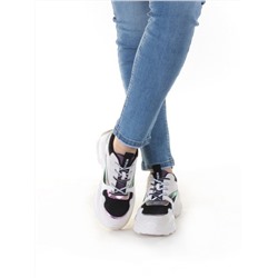 DMG11-1 WHITE/LILAC Кроссовки женские (нат.кожа, нат.замша, текстиль) размер 39