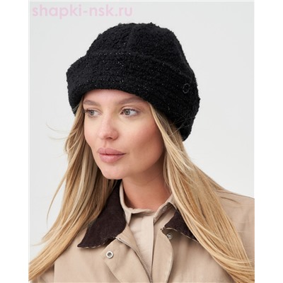 Кайри шерсть букле люрекс Шапка (56-58)