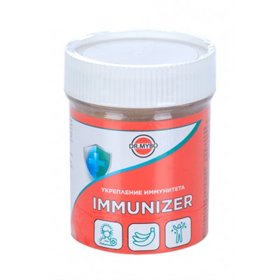 IMMUNIZER, Dr.Mybo (Коктейль для укрепления иммунитета БАНАН), 75 г. (15 порций). - СРОК ГОДНОСТИ ДО 14 МАРТА 2025 ГОДА