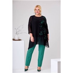Romanovich Style 3-2256 изумруд, Брюки,  Блуза,  Топ
