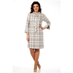 Lady Style Classic 1518 серый_с_голубым, Платье