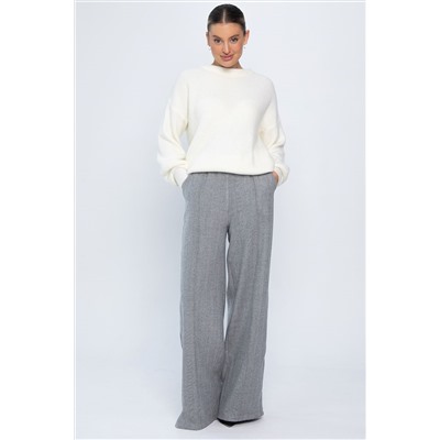 Брюки утепленные трикотажные Вильнюс (серые) Б14452-5М