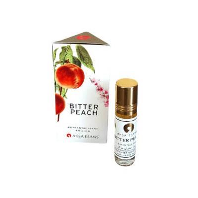 BITTER PEACH Concentrated Essential Oil, Aksa Esans (ГОРЬКИЙ ПЕРСИК турецкие роликовые масляные духи, Акса Эсанс), 6 мл.