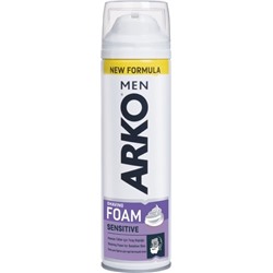Пена д/бр. ARKO Sensitive 200ml АКЦИЯ! СКИДКА 35%