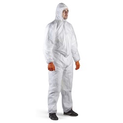 Комбинезон защитный JPC110, плотность 40 г/м², белый, Jeta Safety