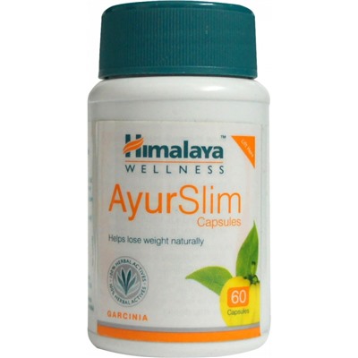 AYURSLIM, Himalaya (АЮРСЛИМ, сжигание жира, контроль массы тела, Хималая), 60 капс.