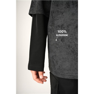 Детский лонгслив с двойным рукавом Happyfox