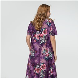 Платье, текстиль, фиолетовый