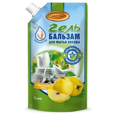 Гель-бальзам д/посуды Айва 1000мл Вестар дой-пак АКЦИЯ! СКИДКА 20%