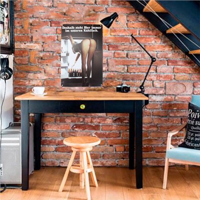 Жестяные стильные таблички для декора LOFT