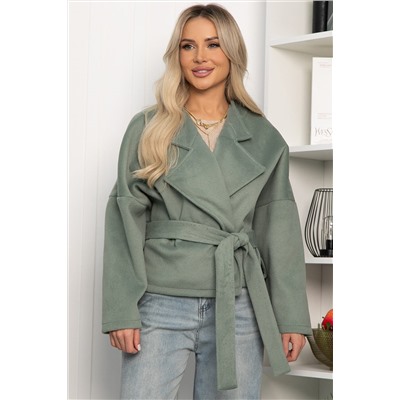 Пальто укороченное Хайт (фисташка) Б14339-7М