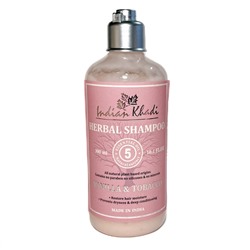 Herbal Shampoo VANILLA & TOBACCO, Indian Khadi (Травяной шампунь ВАНИЛЬ и ТАБАК, Индиан Кхади), 300 мл.