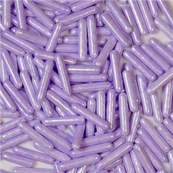 Посыпка кондитерская "Палочки фиолетовые перламутровые", 50 гр