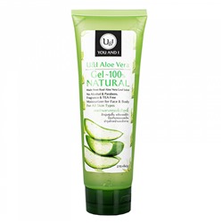 U&I ALOE VERA GEL 100% NATURAL (АЛОЭ ВЕРА ГЕЛЬ 100% НАТУРАЛЬНЫЙ), 270 г. - СРОК ГОДНОСТИ ДО 3 ЯНВАРЯ 2025 ГОДА