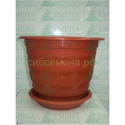 Горшок цв. 1,8 л + поддон 110(кр кор