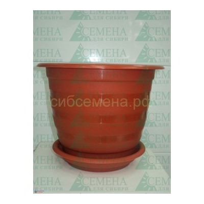 Горшок цв. 1,8 л + поддон 110(кр кор