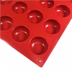 Форма силиконовая Помпонетка, 24 ячейки