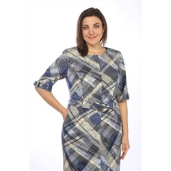 Lady Style Classic 317/3 синий_с_зеленым, Платье