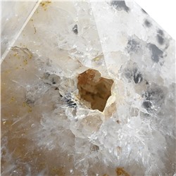 Камень агат с жеодой граненый 80*67*65мм, 323г (F)