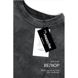 Женский велюровый костюм оверсайз Happyfox