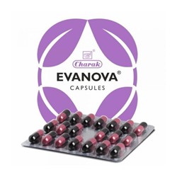 EVANOVA capsules, Charak (ЕВАНОВА (Эванова), капсулы для женщин в климактерический период, Чарак), 20 капс.