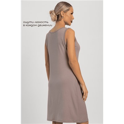 Платье-майка для дома Шелк вискозы (латте) П14492-52М